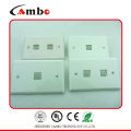 Fabriqué à Shenzhen 1/2/4 Port plaque murale cat 6 cat5 patch wall wall mount